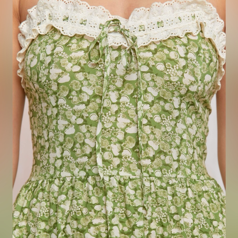 ISO Emma Dress in Green Orchard